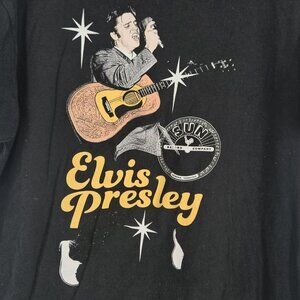Elvis Presley Shirt Mens Large Sun Records Graphic Music Rock Tee 2022 Classic